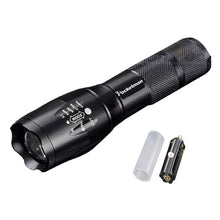Load image into Gallery viewer, Most Powerful T6 L2 XP-L LED Flashlight Rechargeable Zoomable Linternas Torch Waterproof Lamp by 1*18650 or 3*AAA Hand Light