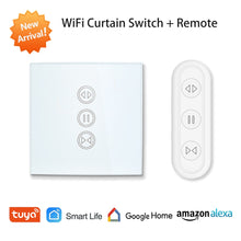 Load image into Gallery viewer, Tuya Smart Life EU WiFi Roller Shutter Curtain Switch for Electric Motorized Blinds with Remote Control Google Home Aelxa Echo