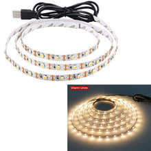 Load image into Gallery viewer, DC5V RGB USB LED Strip Light SMD 3528 Waterproof LED Strip 0.5M 1M 2M 3M 4M 5M TV Backlight Bande Decoration Lamp With Remote