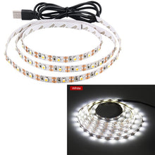 Load image into Gallery viewer, DC5V RGB USB LED Strip Light SMD 3528 Waterproof LED Strip 0.5M 1M 2M 3M 4M 5M TV Backlight Bande Decoration Lamp With Remote